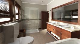 Main Bathroom of property in The Ridge Estate