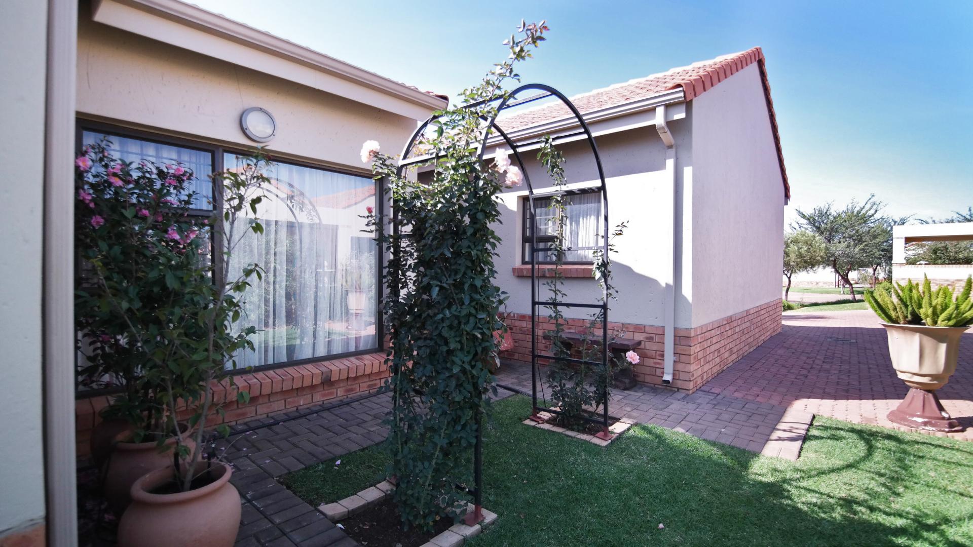 Backyard of property in The Meadows Estate