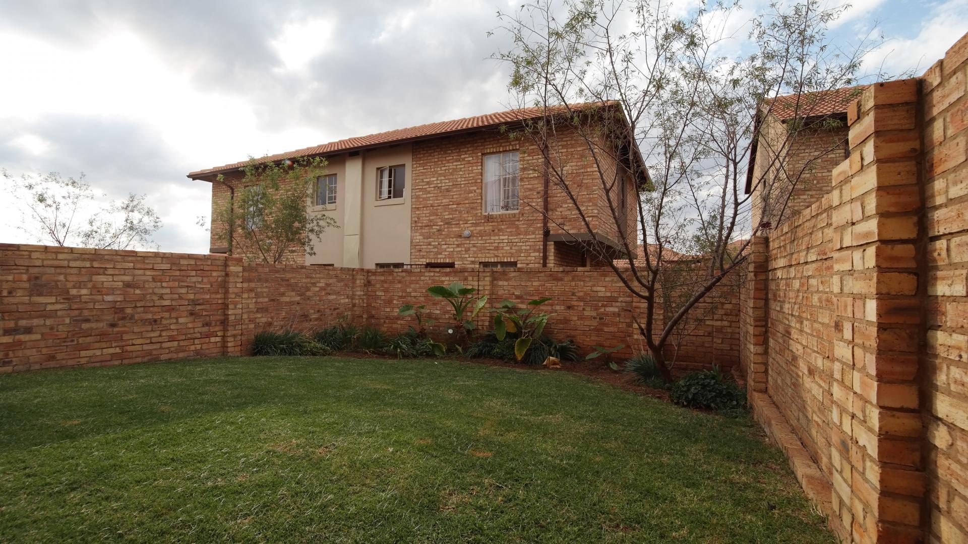 Backyard of property in The Meadows Estate