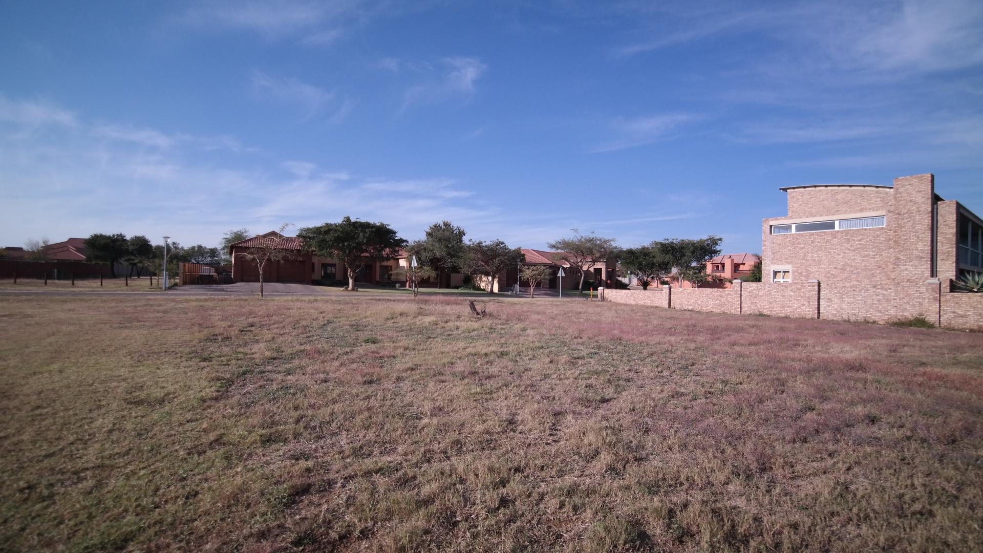 Backyard of property in Six Fountains Estate