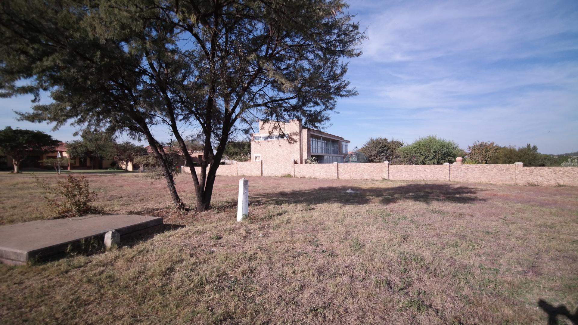 Backyard of property in Six Fountains Estate