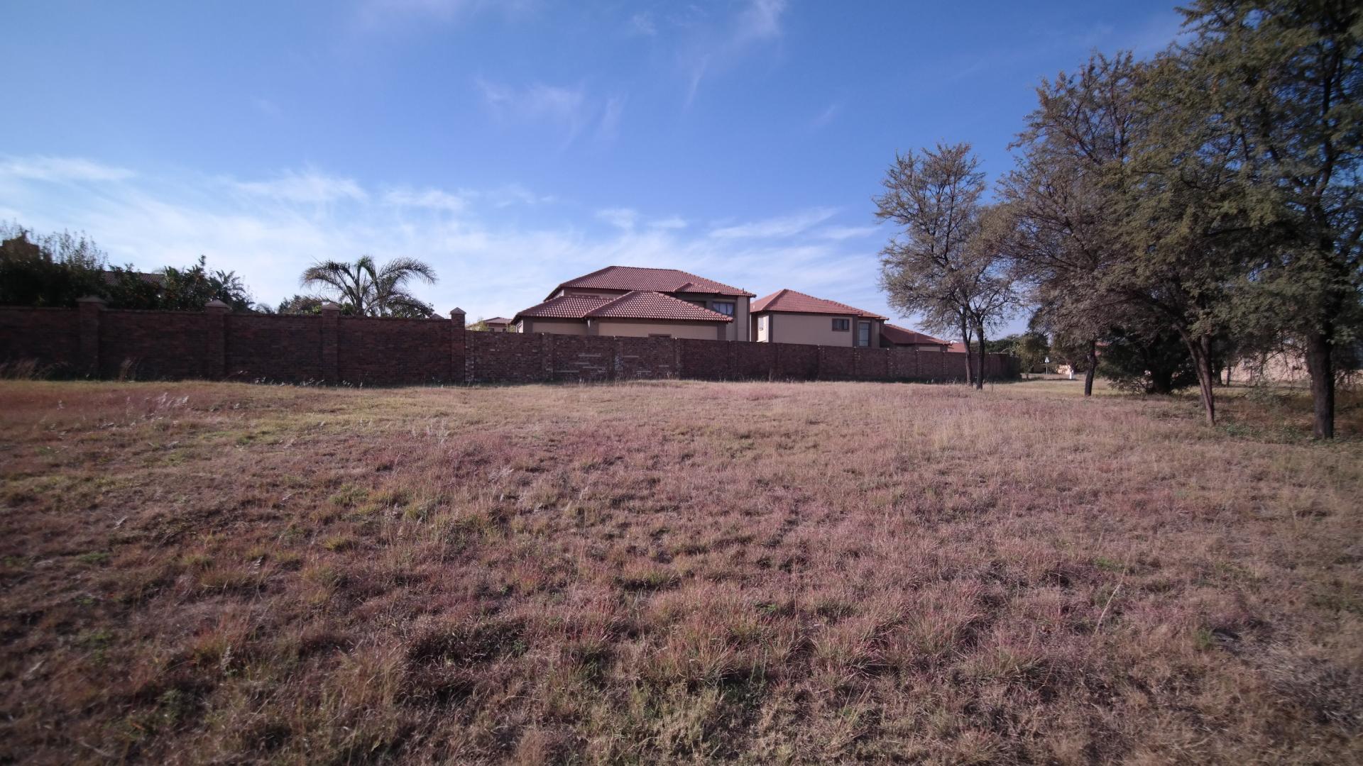 Backyard of property in Six Fountains Estate