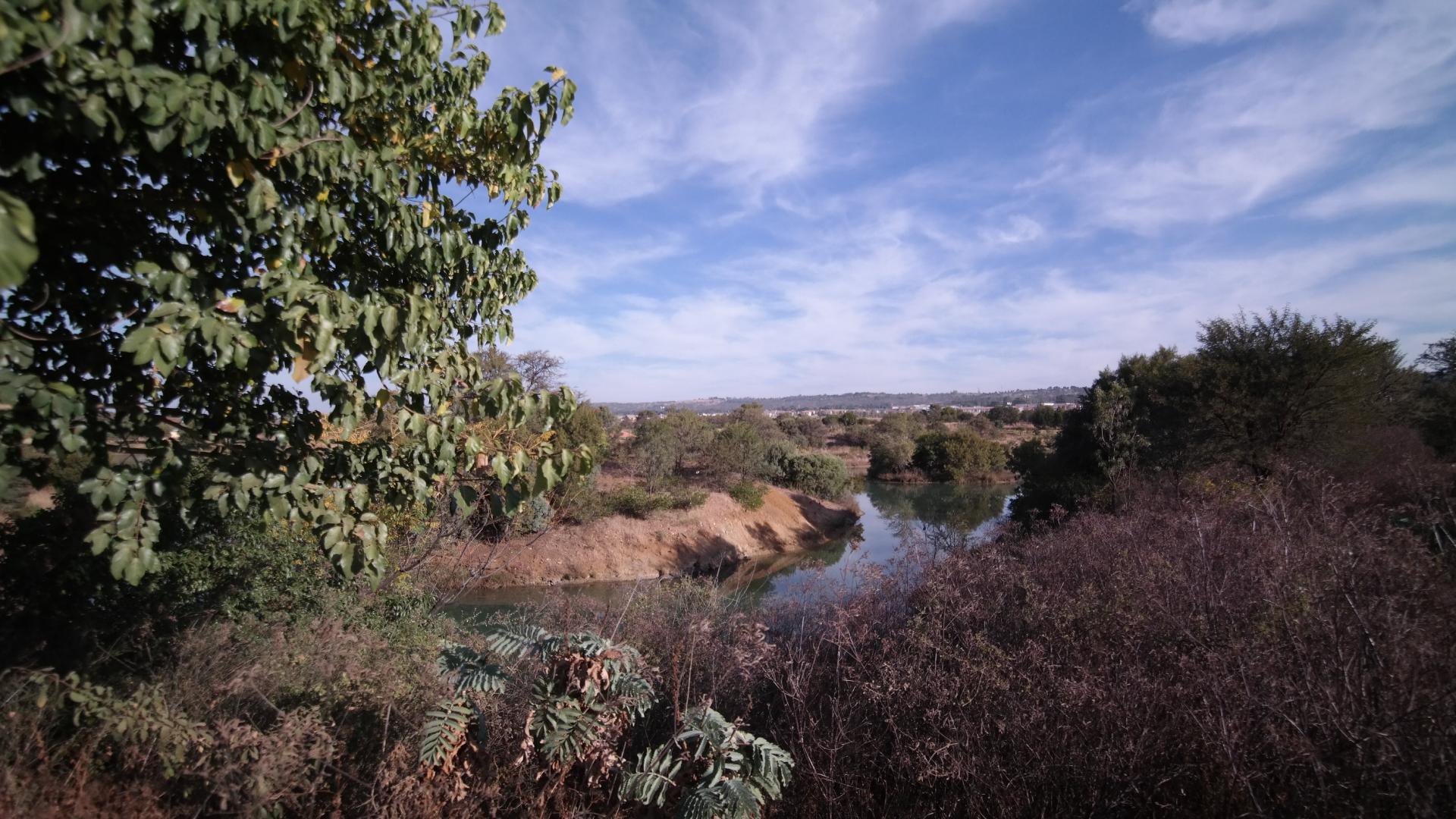 Backyard of property in Six Fountains Estate