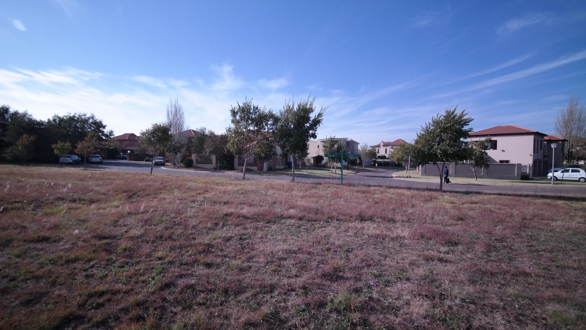 Backyard of property in Six Fountains Estate