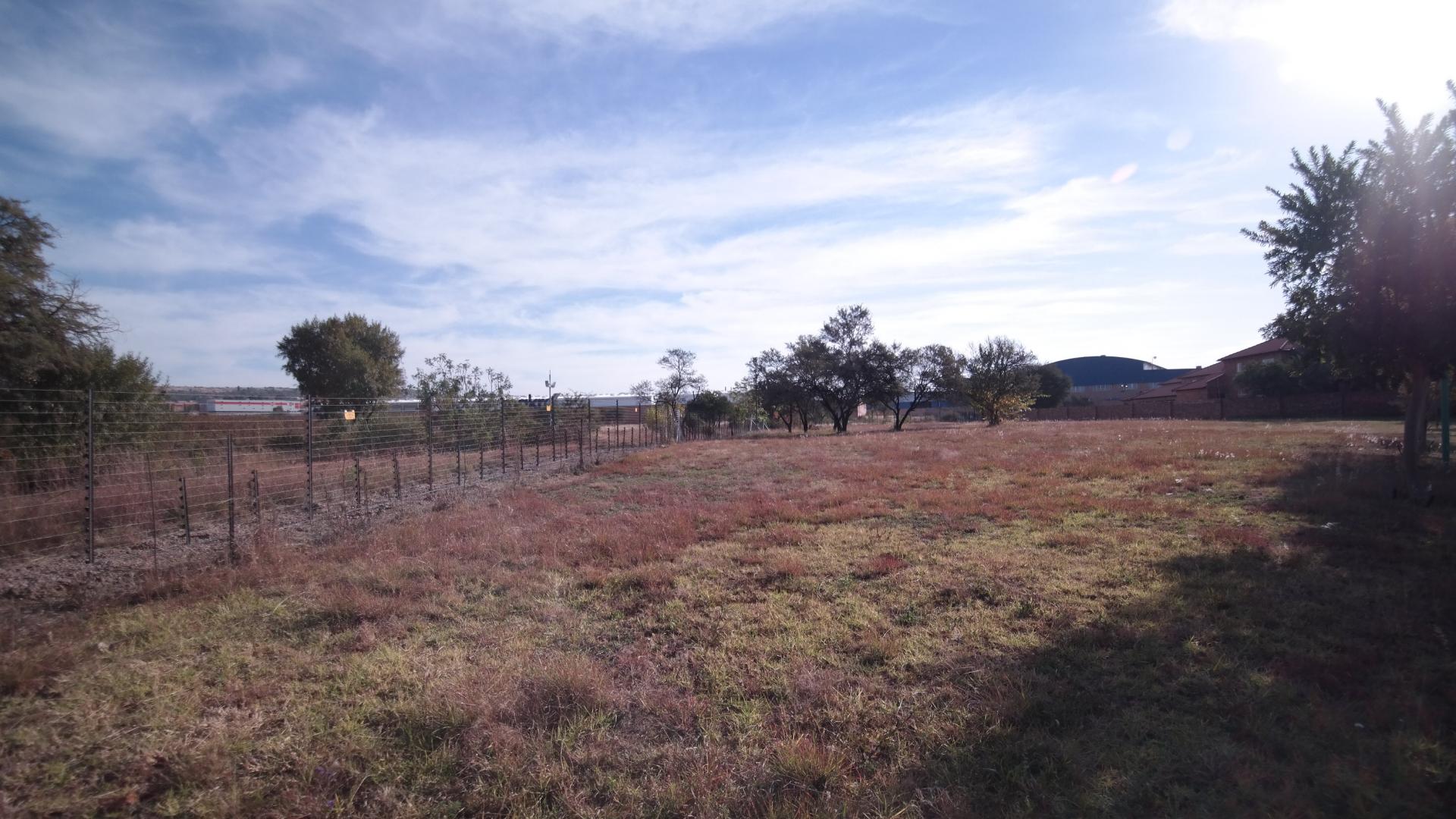 Backyard of property in Six Fountains Estate