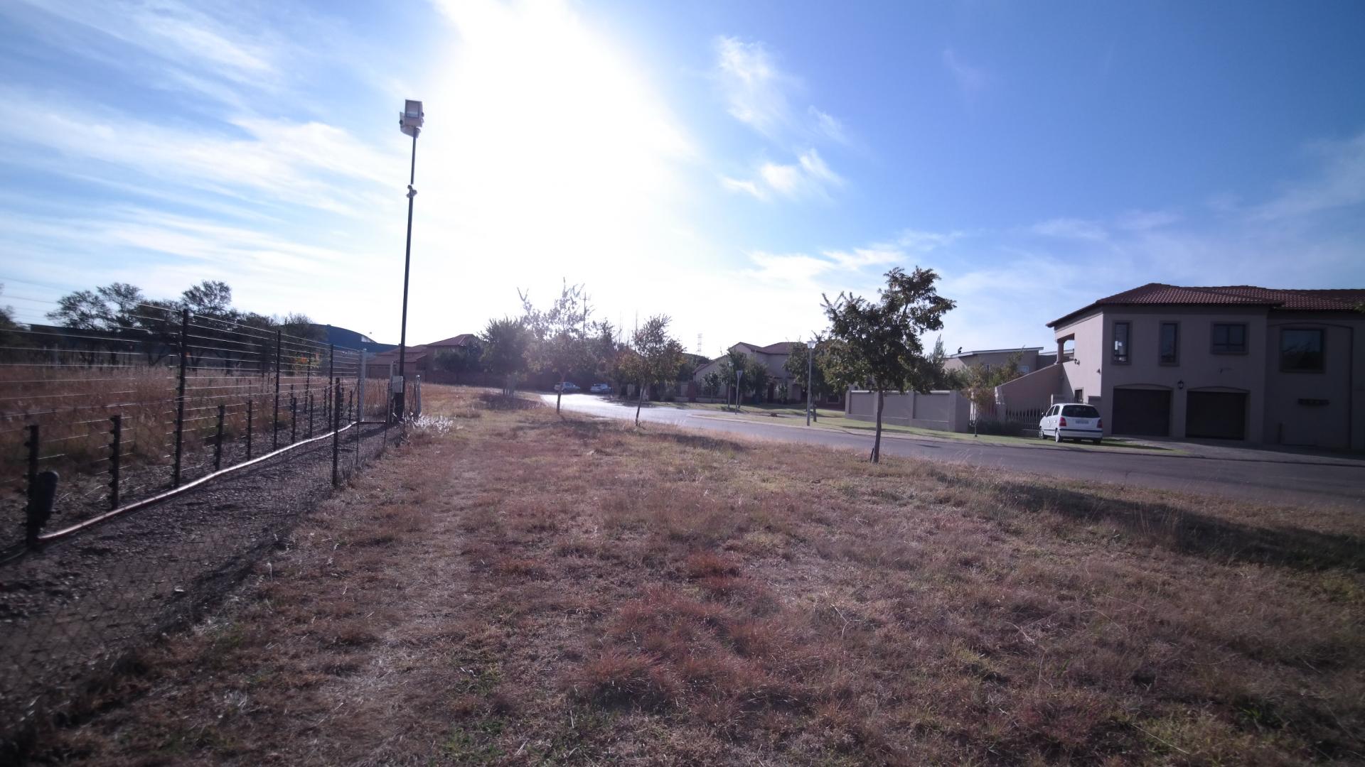 Backyard of property in Six Fountains Estate