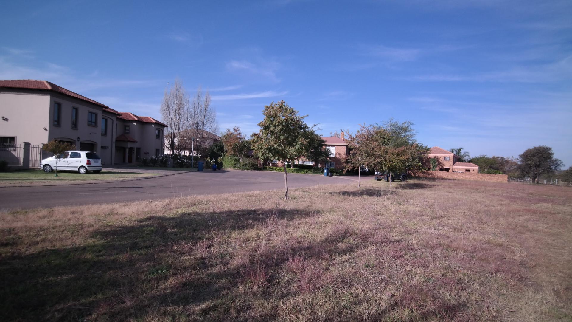 Backyard of property in Six Fountains Estate