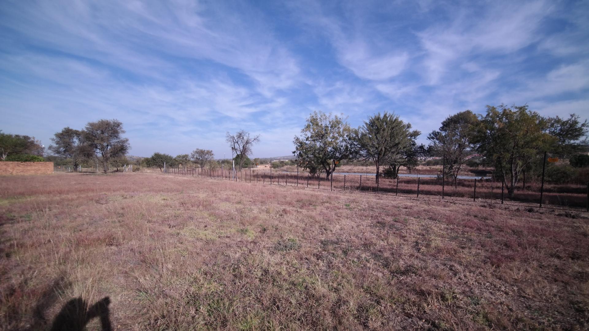 Backyard of property in Six Fountains Estate