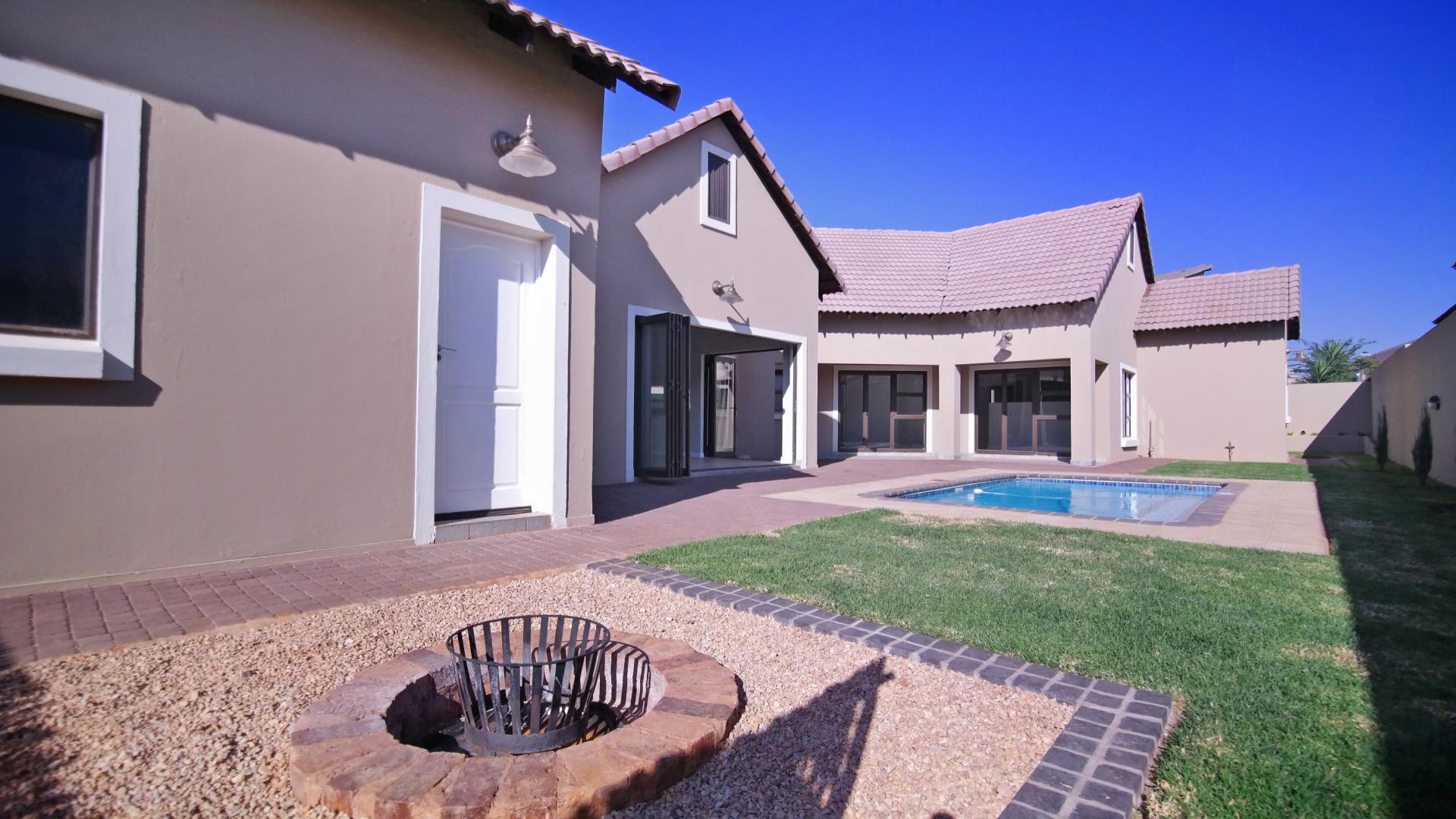 Backyard of property in Silverwoods Country Estate