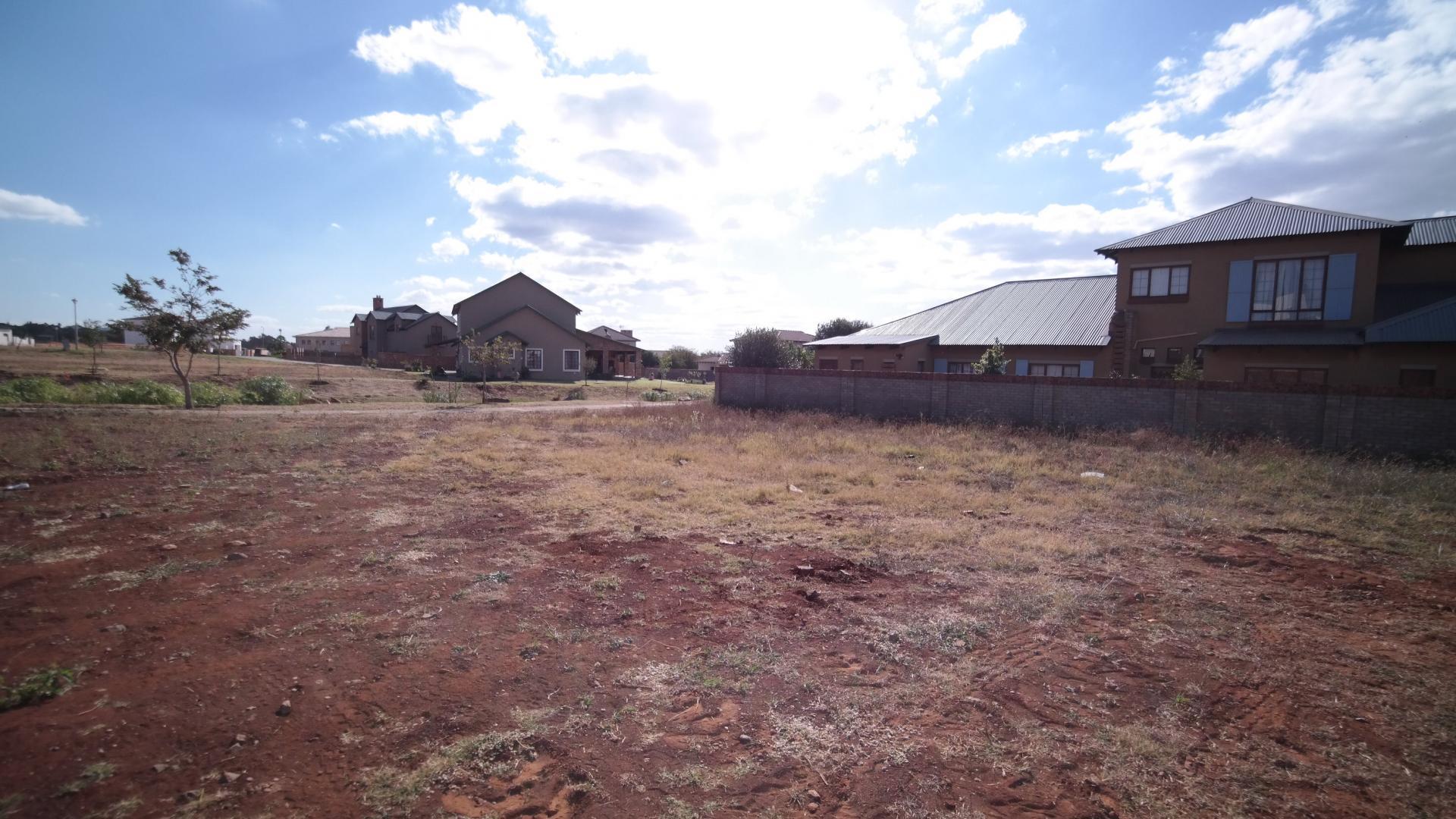 Backyard of property in The Meadows Estate