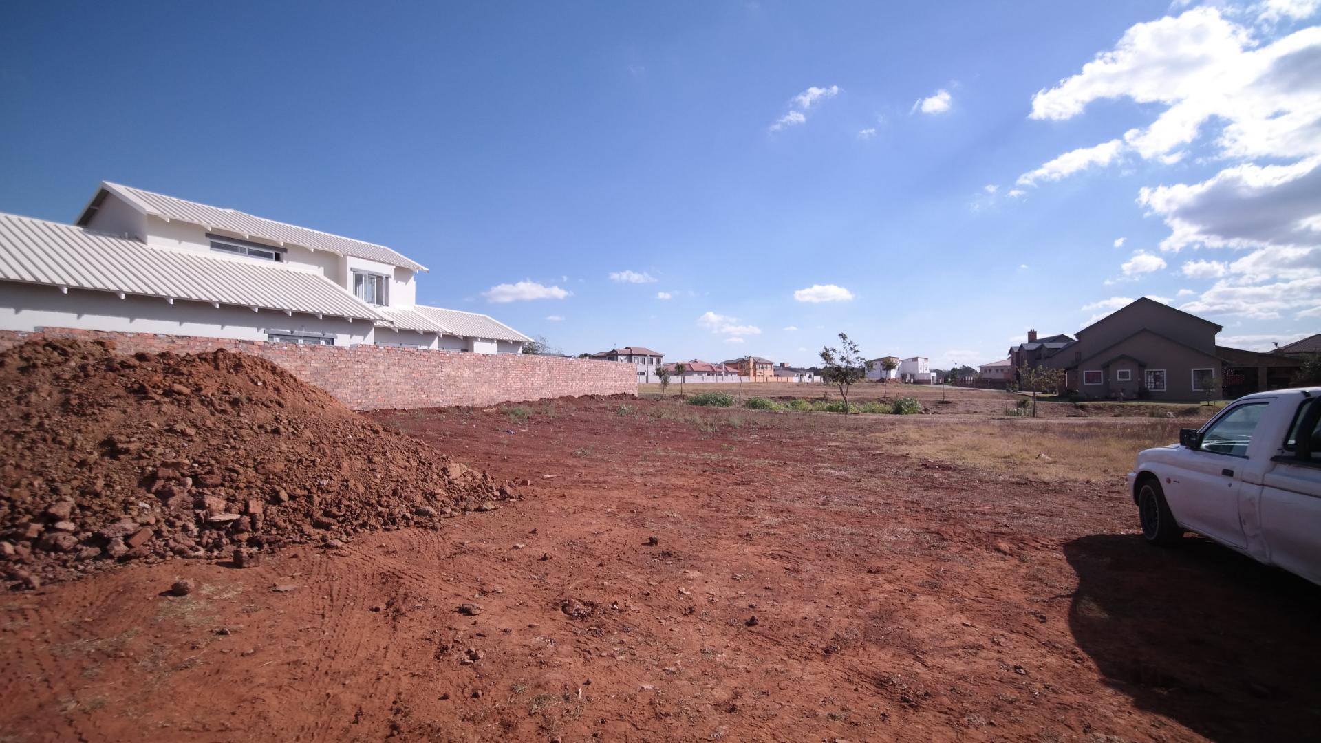 Backyard of property in The Meadows Estate
