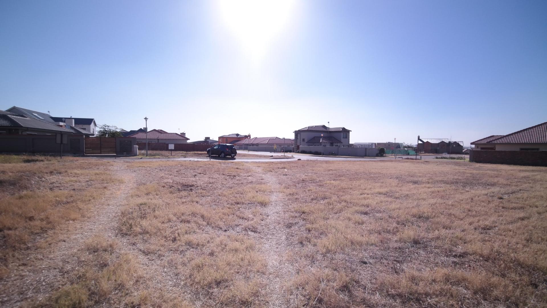 Backyard of property in The Meadows Estate