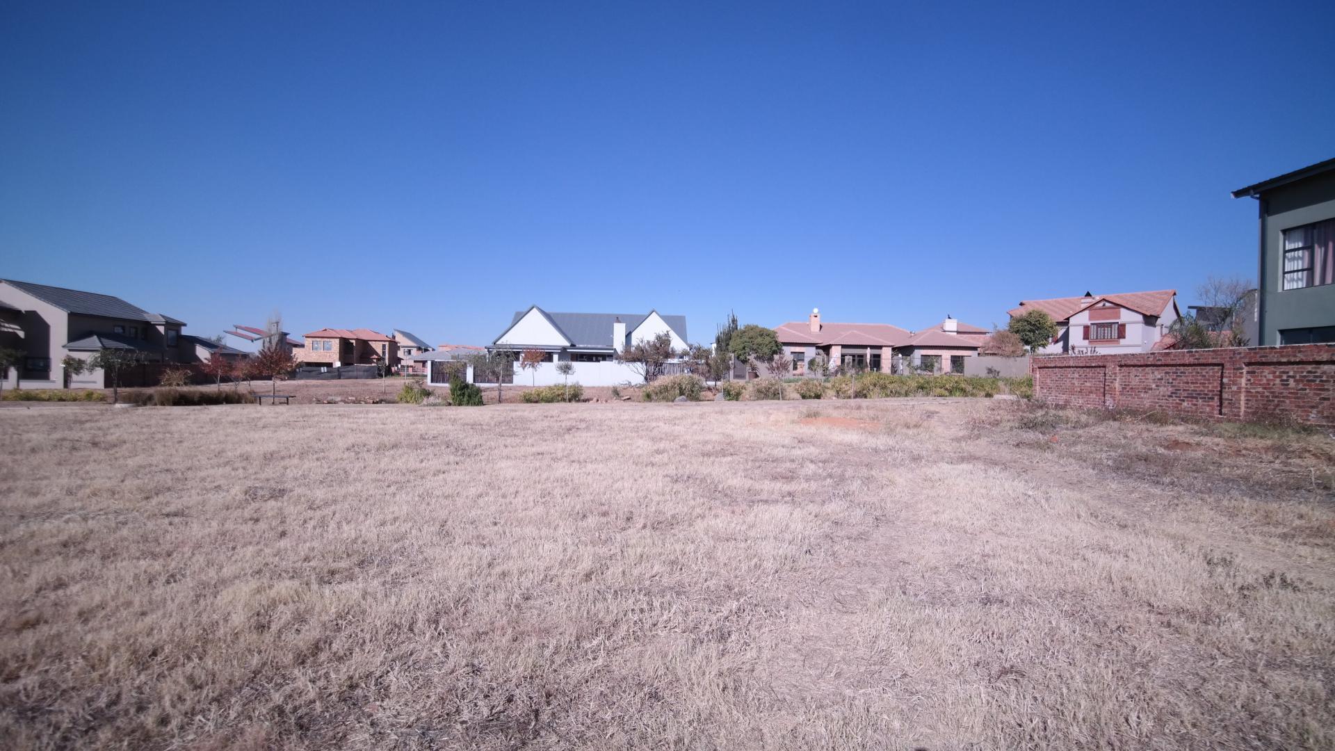 Backyard of property in The Meadows Estate