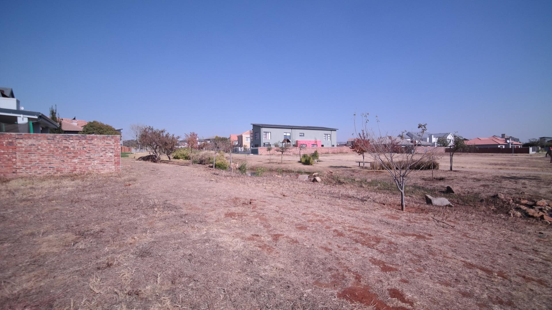 Backyard of property in The Meadows Estate