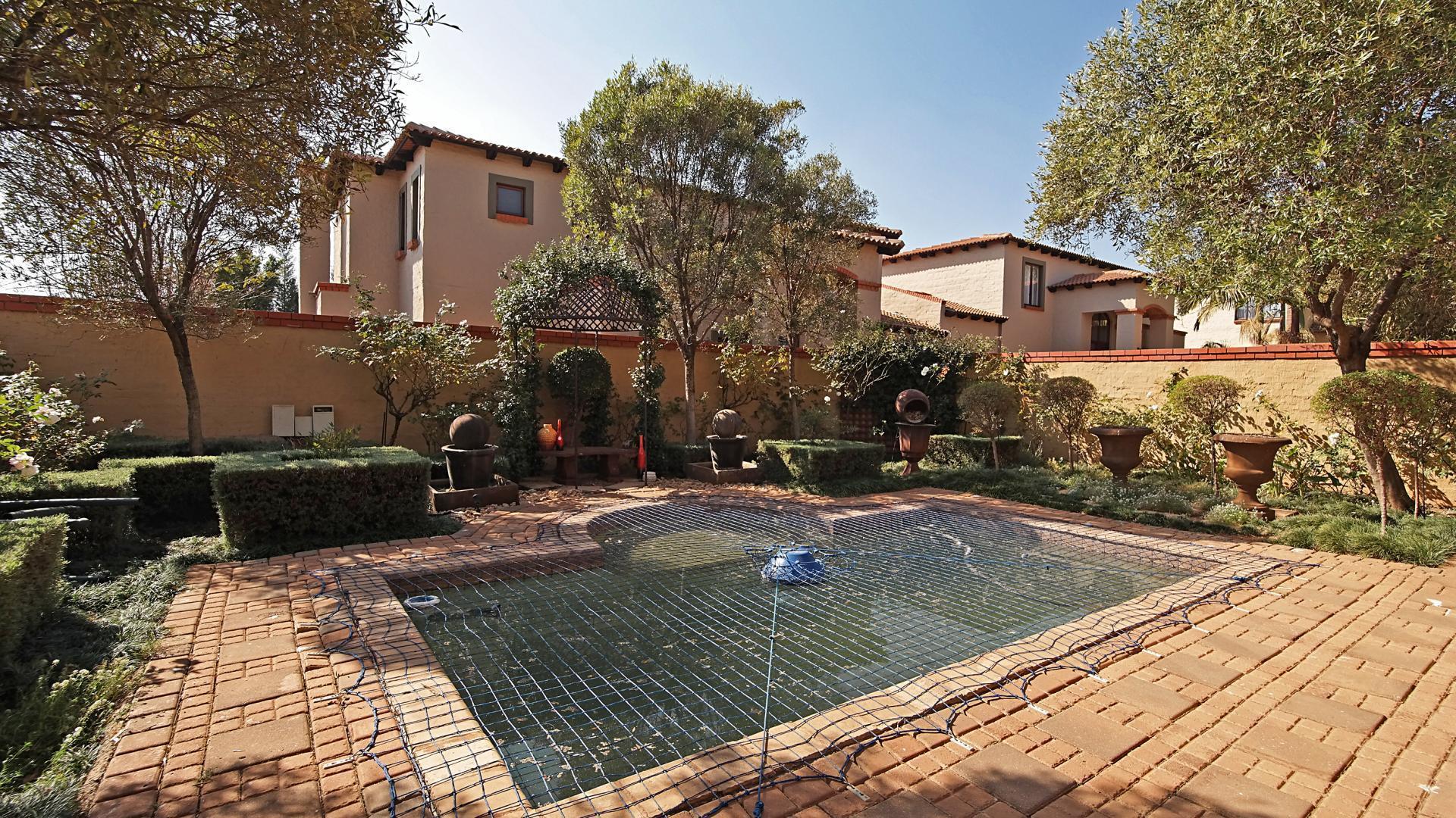 Backyard of property in The Wilds Estate