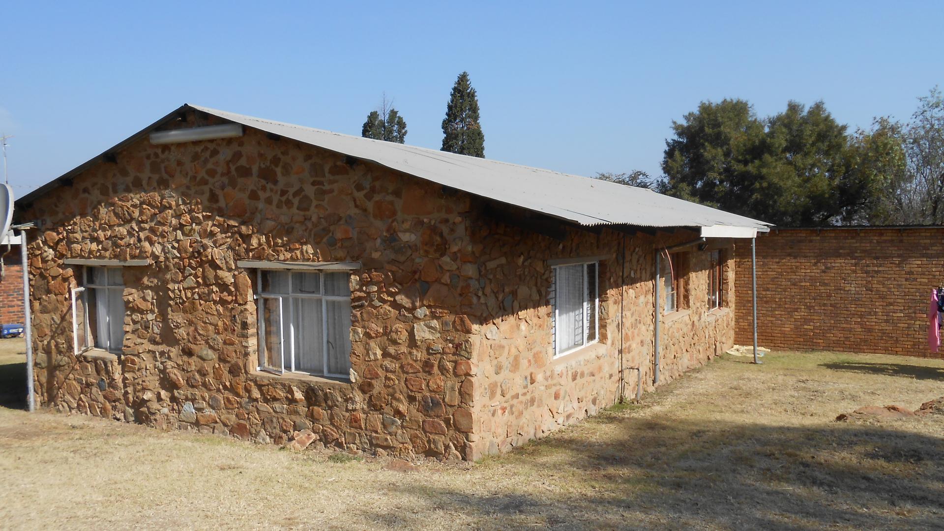 Backyard of property in Cullinan