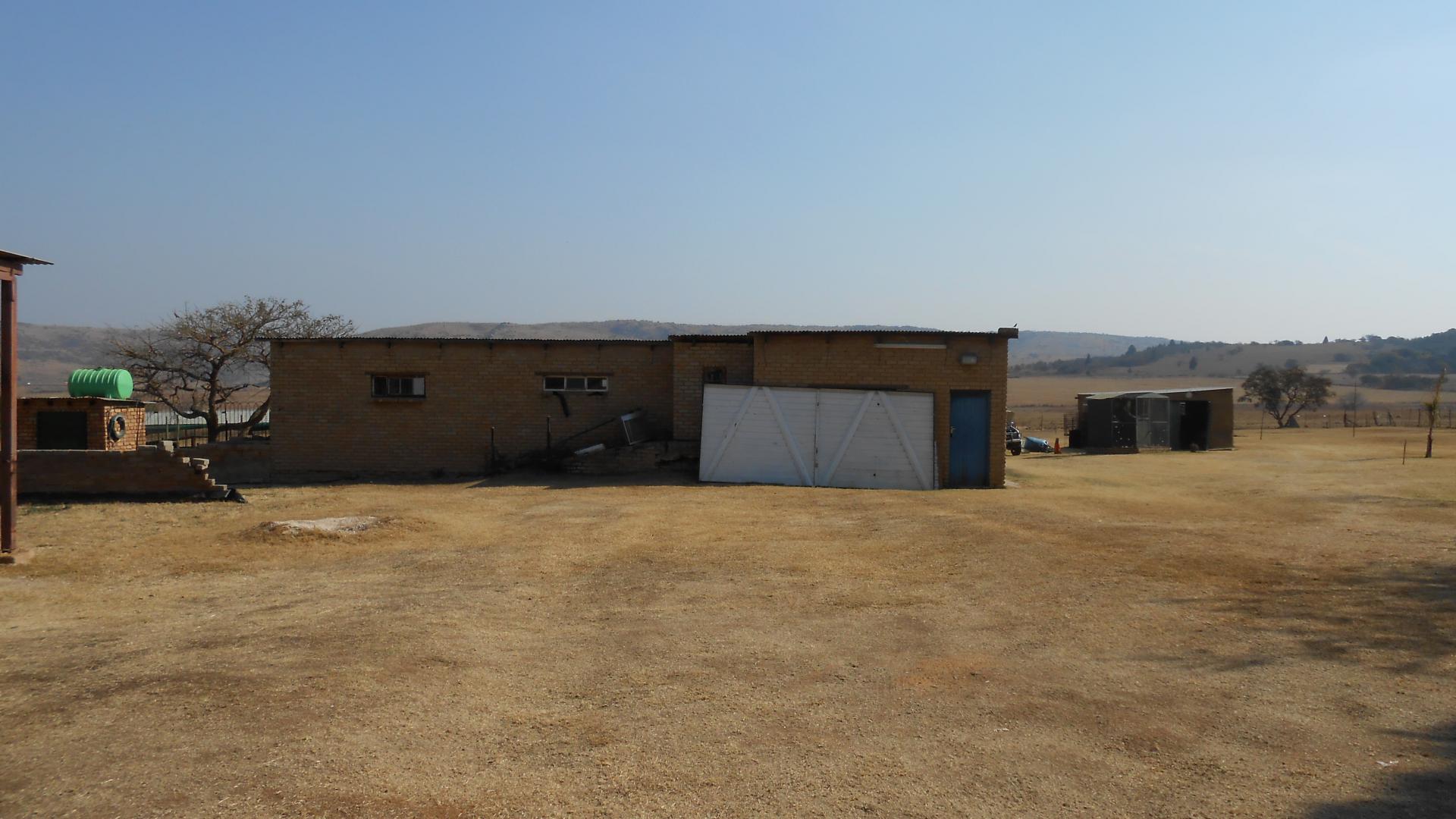 Backyard of property in Cullinan