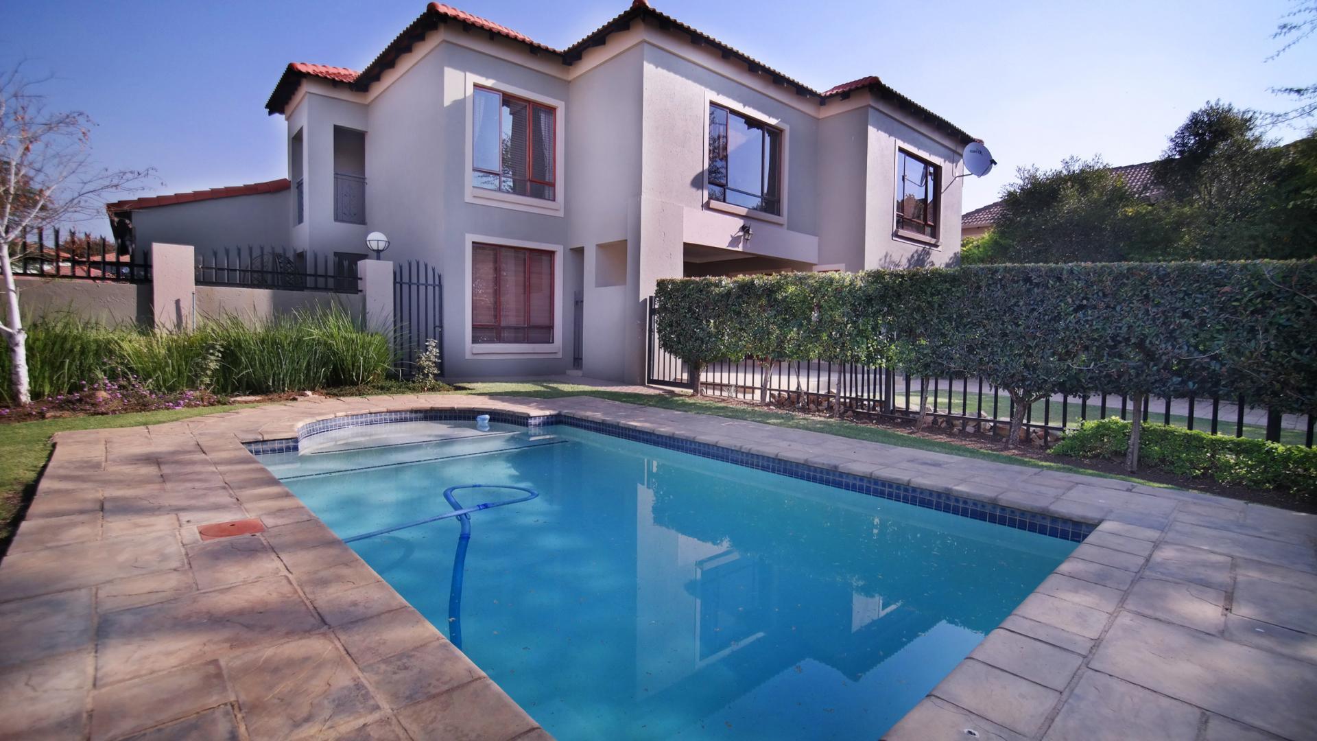 Backyard of property in Willow Acres Estate