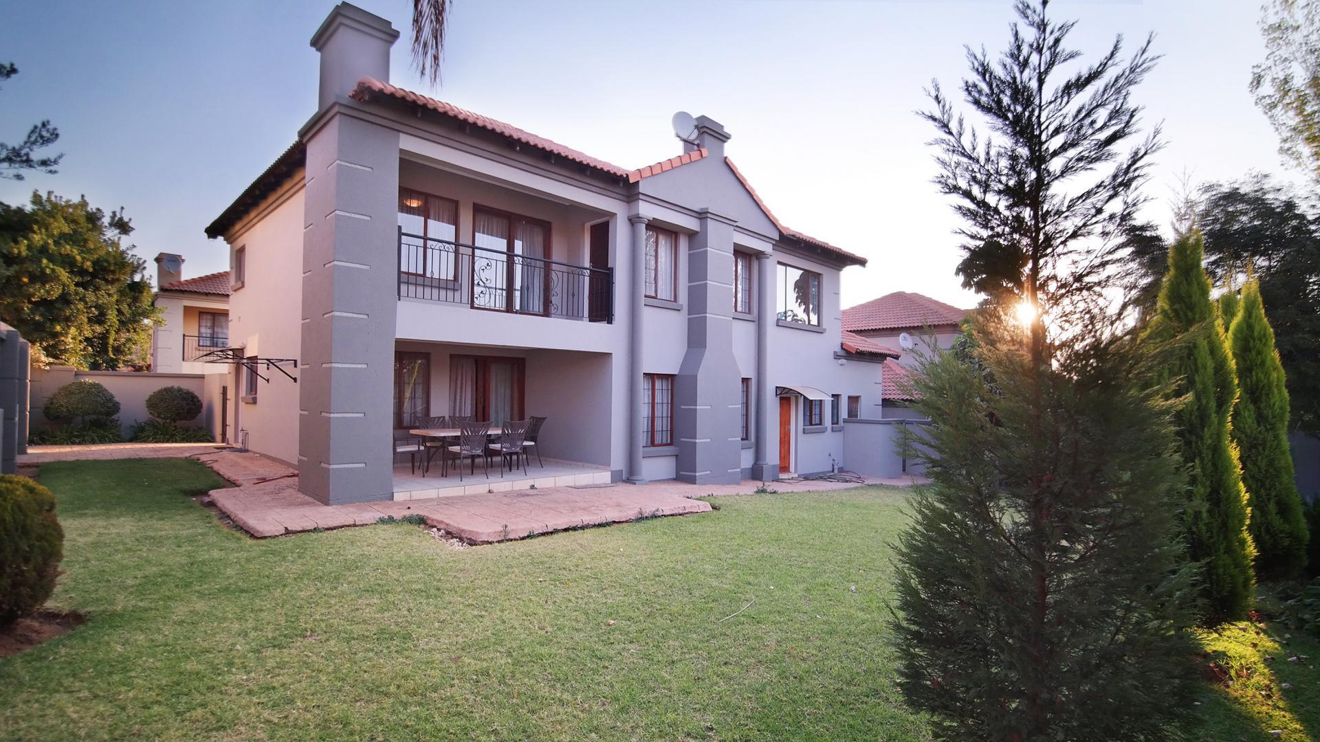 Backyard of property in The Wilds Estate