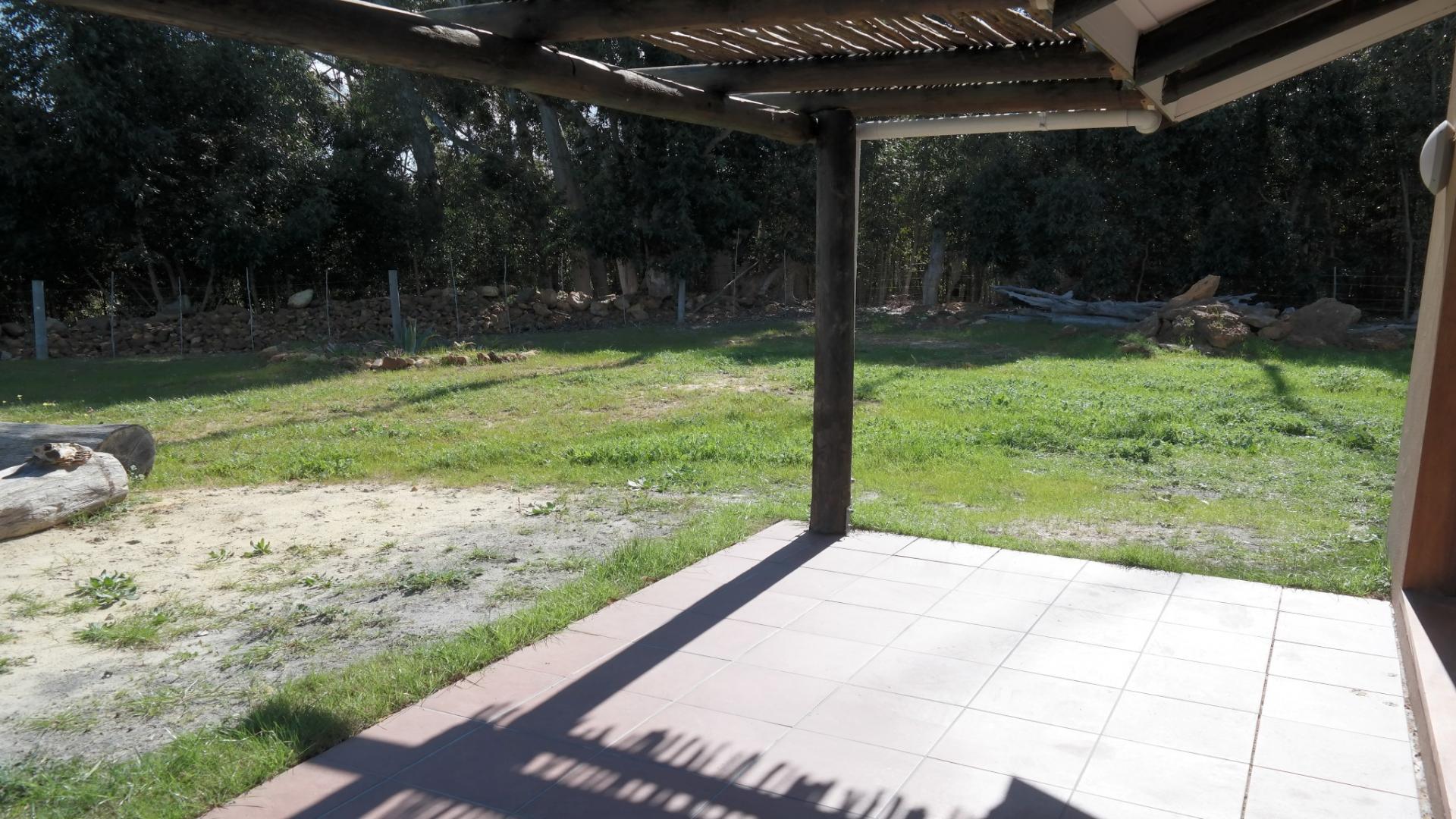 Backyard of property in Papiesvlei