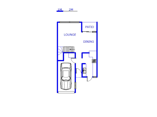Floor plan of the property in Athlone Park