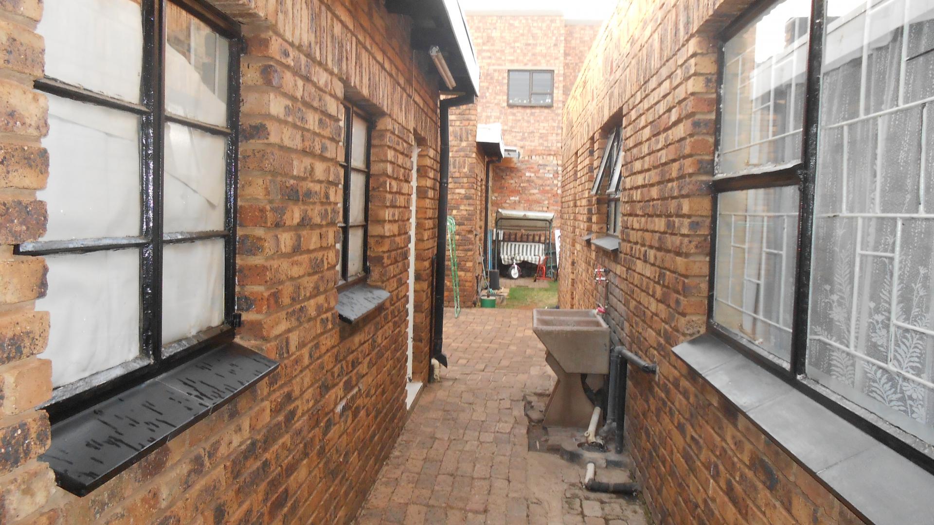 Backyard of property in Laudium