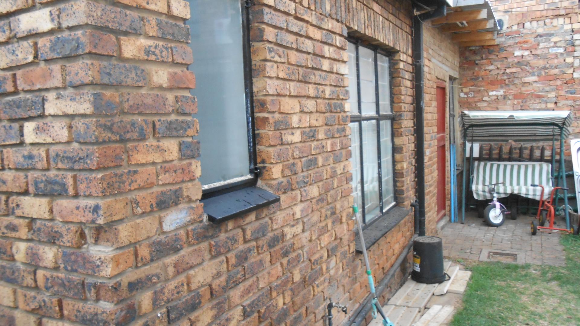 Backyard of property in Laudium