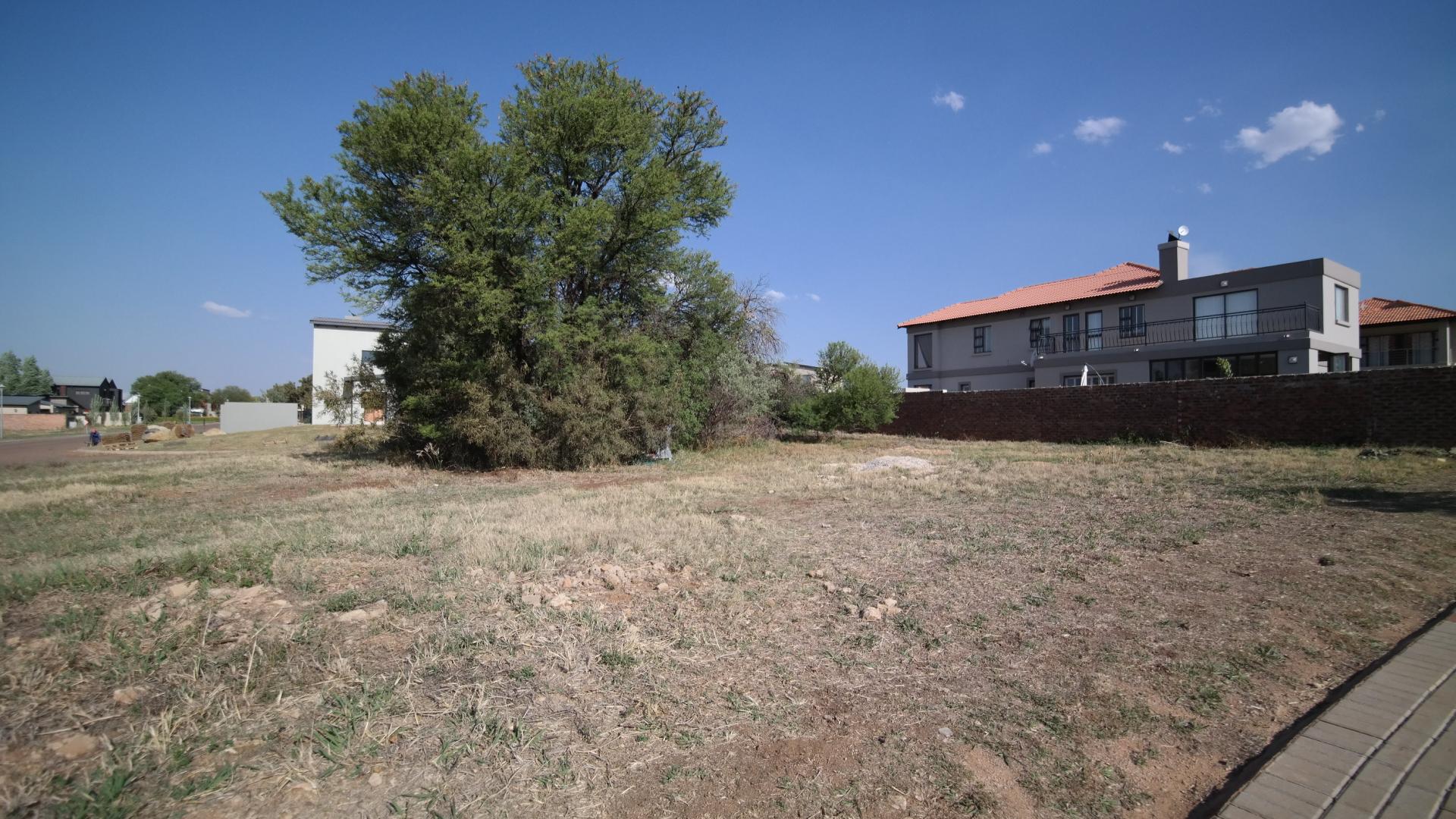 Backyard of property in The Meadows Estate