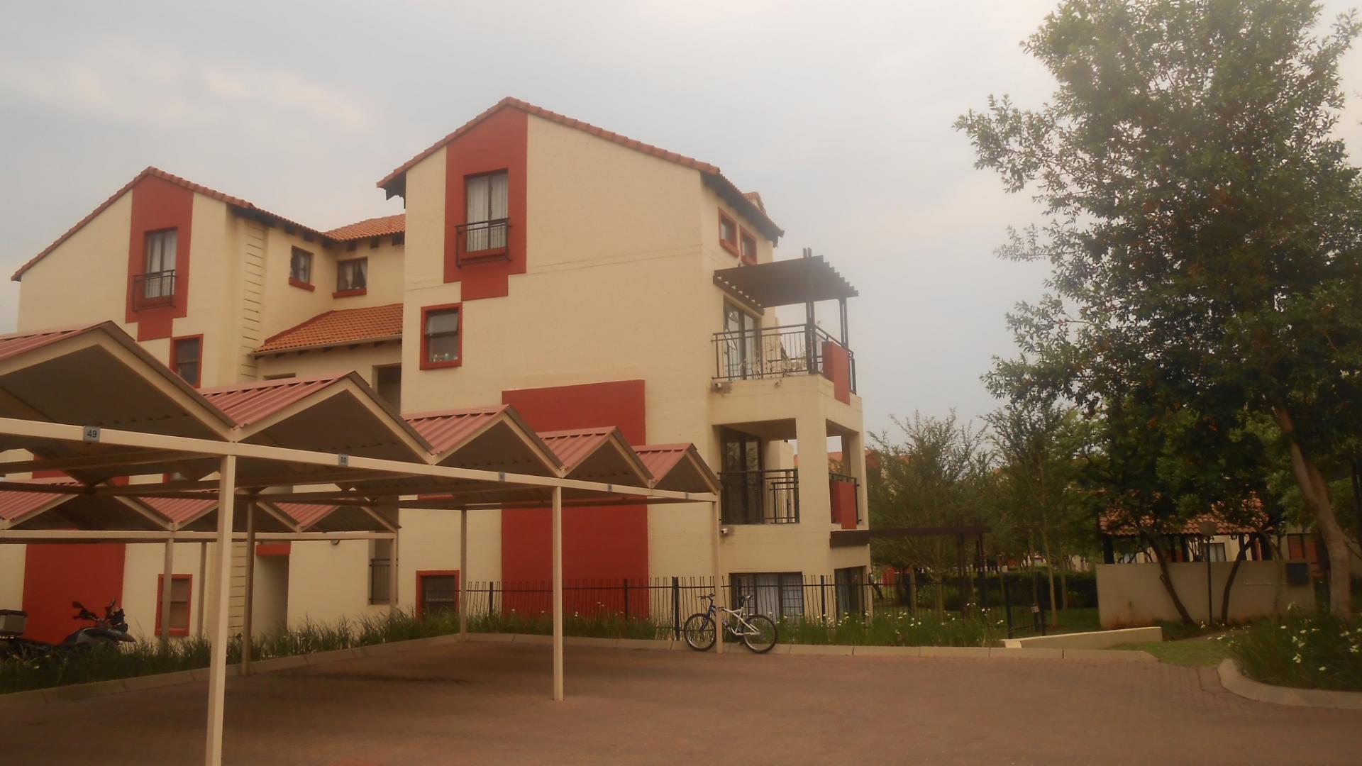 Backyard of property in Silver Lakes Golf Estate