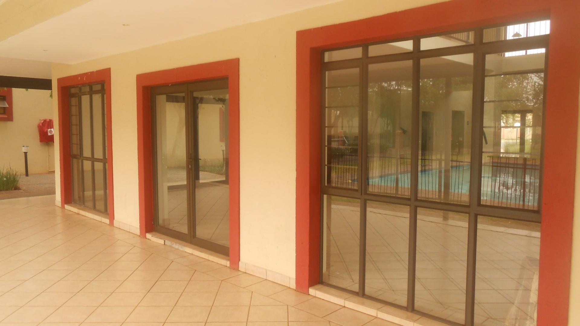 Backyard of property in Silver Lakes Golf Estate