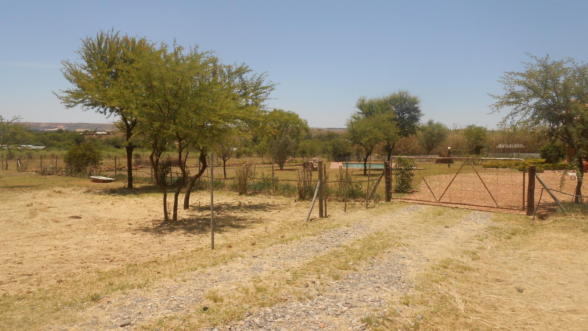 Backyard of property in Boschkop