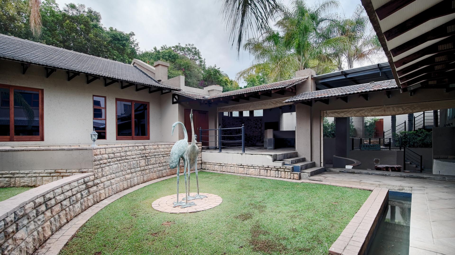 Backyard of property in Waterkloof Ridge