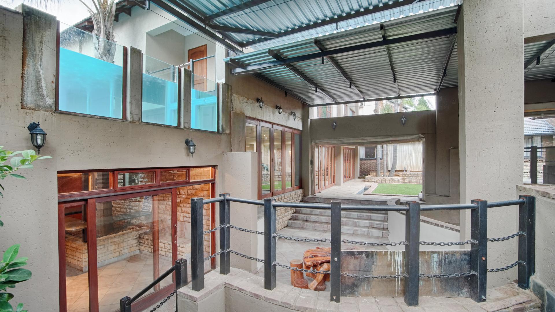 Backyard of property in Waterkloof Ridge