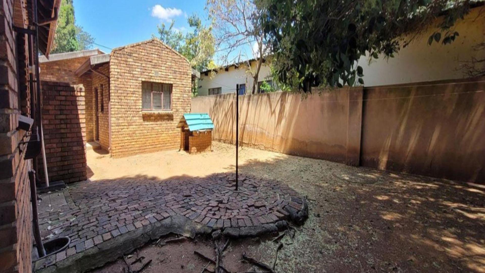 Backyard of property in Birch Acres