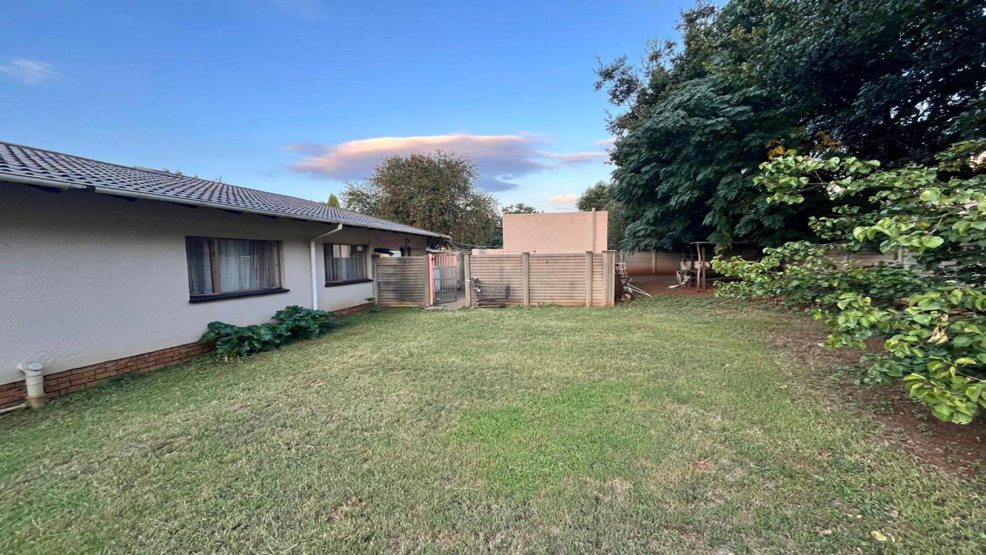 Backyard of property in Roodia