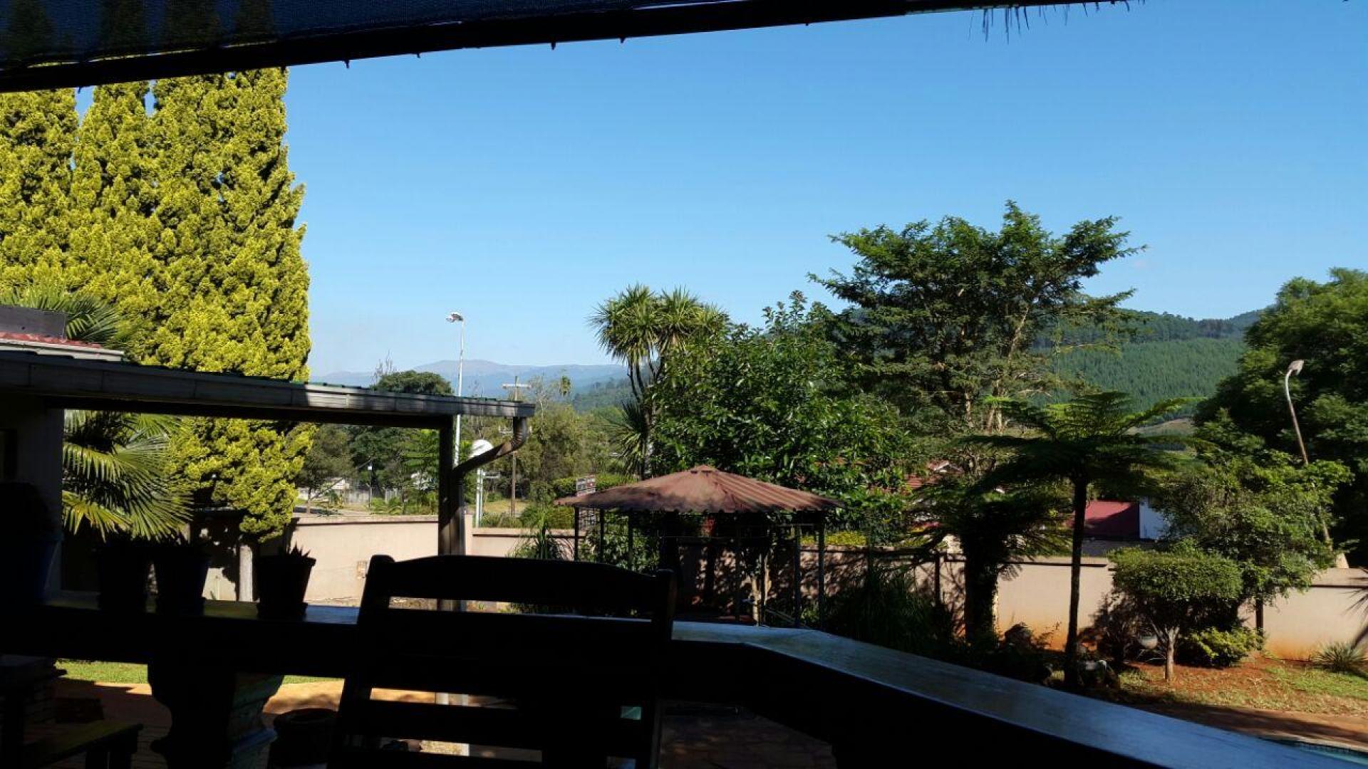 Patio of property in Sabie