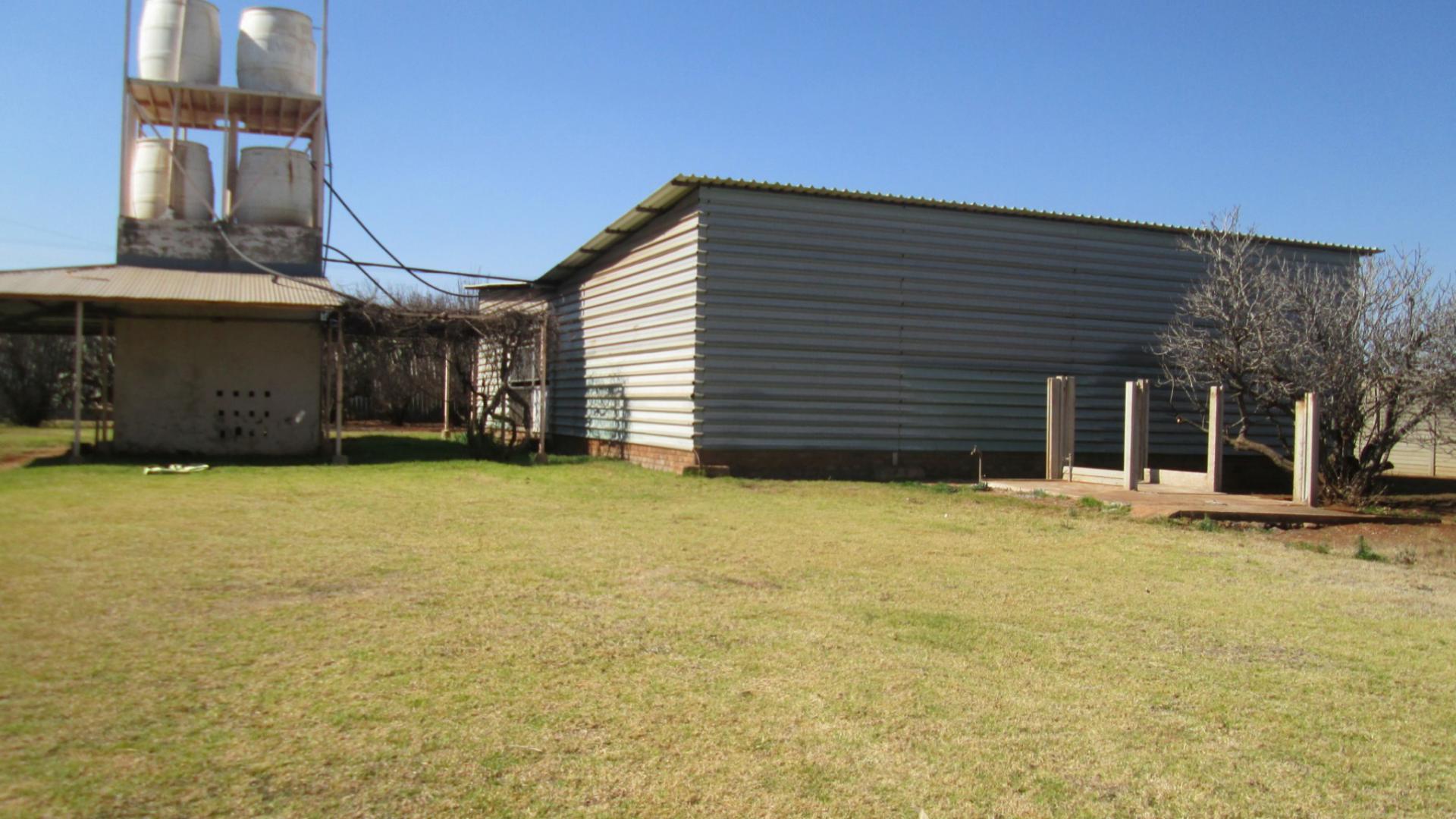 Backyard of property in Rosashof AH