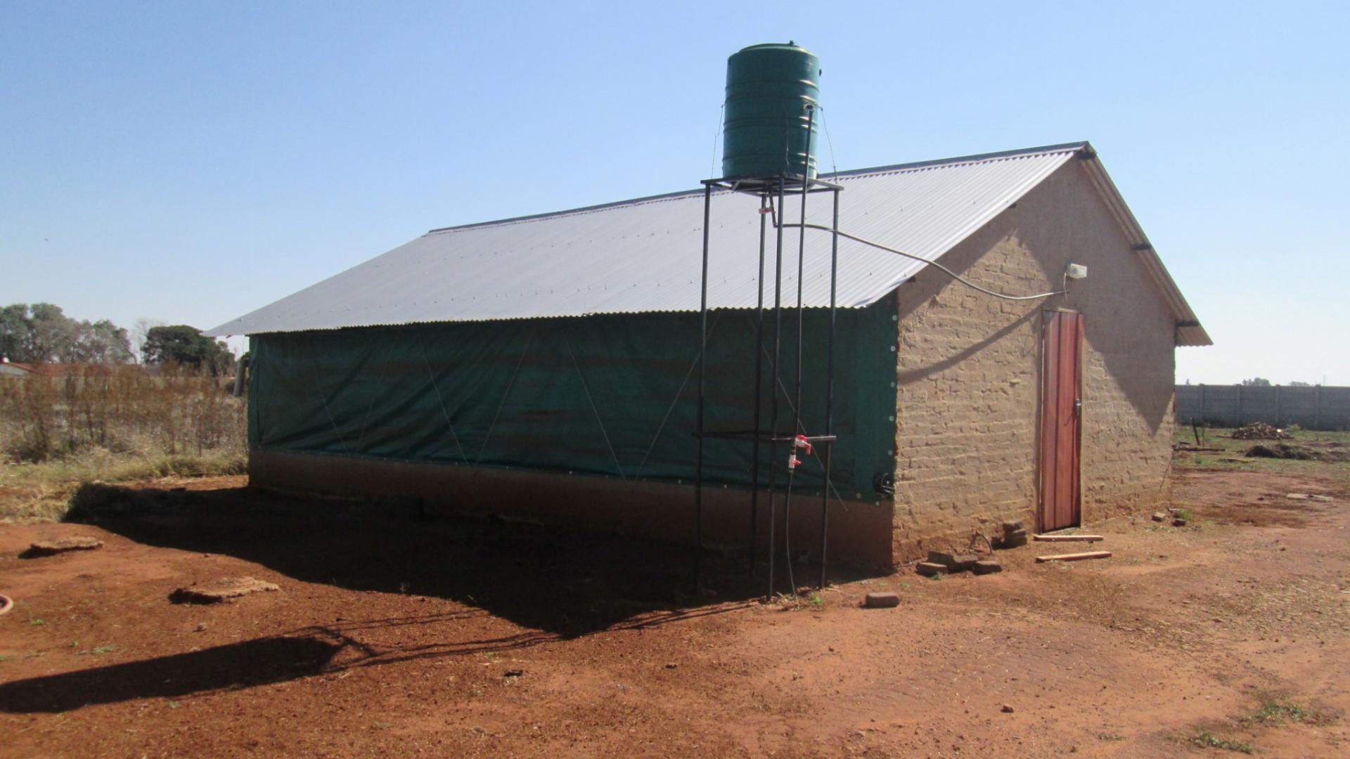 Backyard of property in Rosashof AH