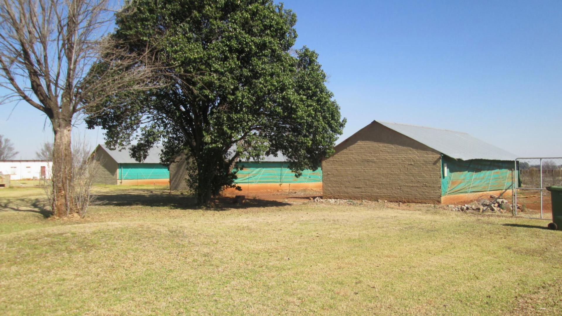 Backyard of property in Rosashof AH