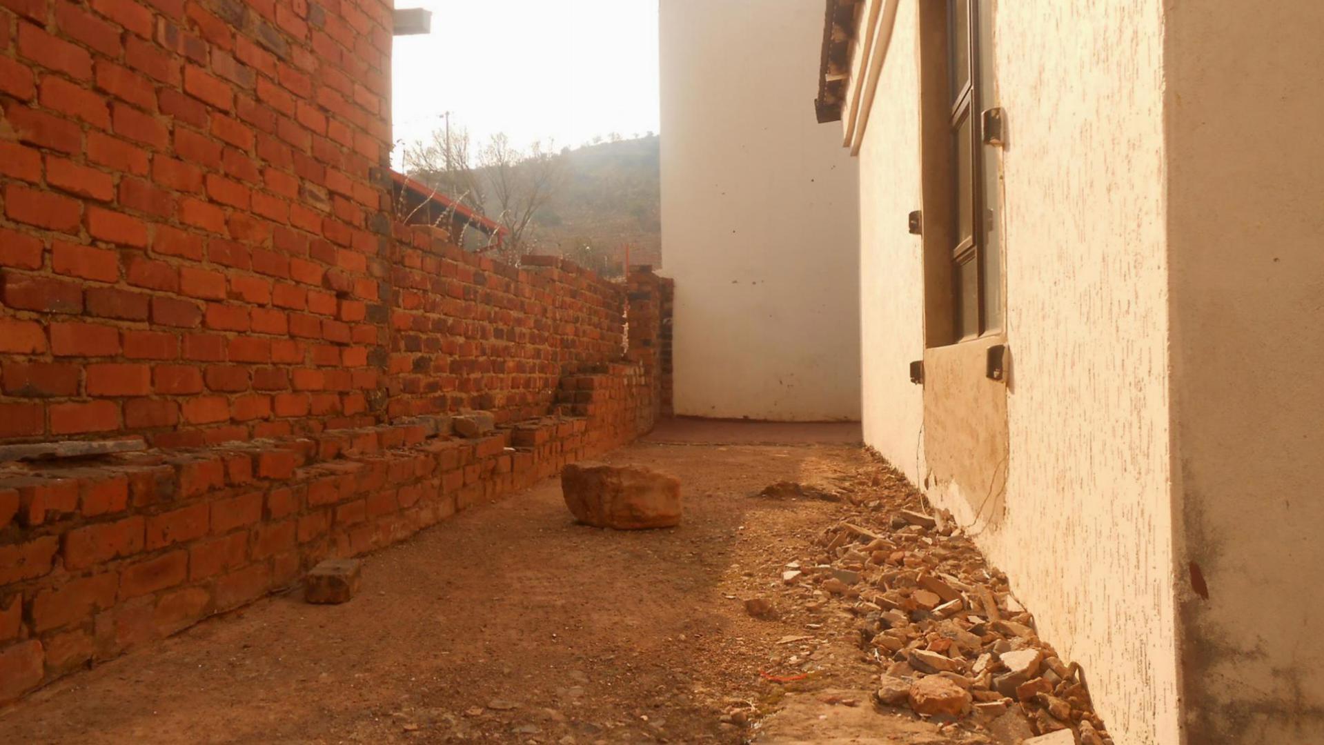 Backyard of property in Eersterust