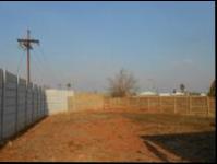 Backyard of property in Lenasia South