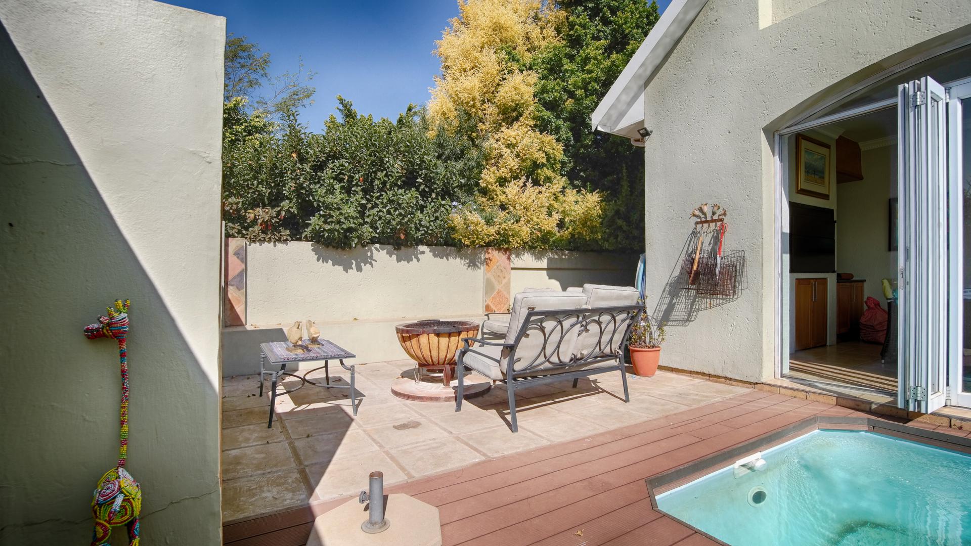 Backyard of property in Woodlands Lifestyle Estate