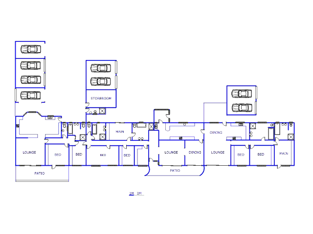 Floor plan of the property in Daggafontein