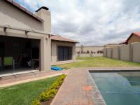 Backyard of property in Newmark Estate