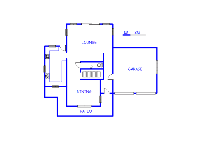 Floor plan of the property in Oakdene