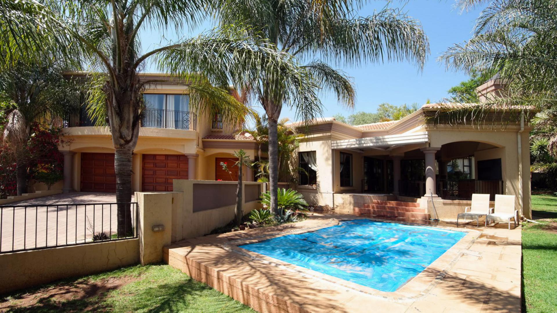 Backyard of property in Woodhill Golf Estate