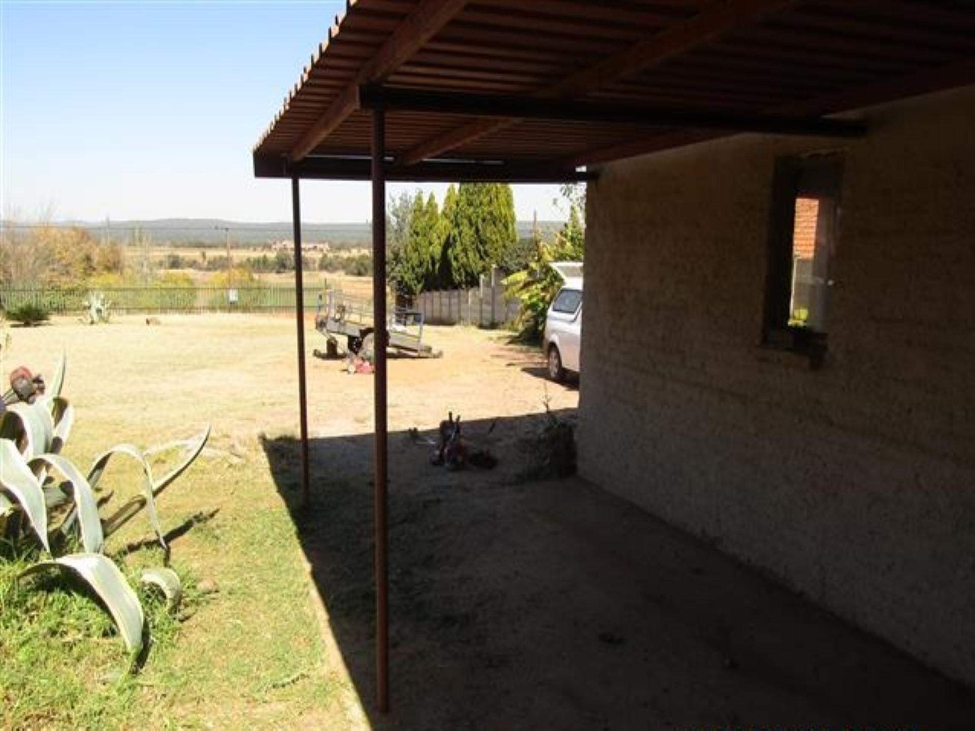 Backyard of property in Rustenburg