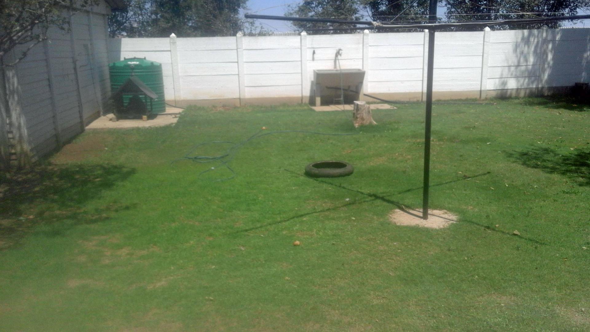 Backyard of property in Koppies