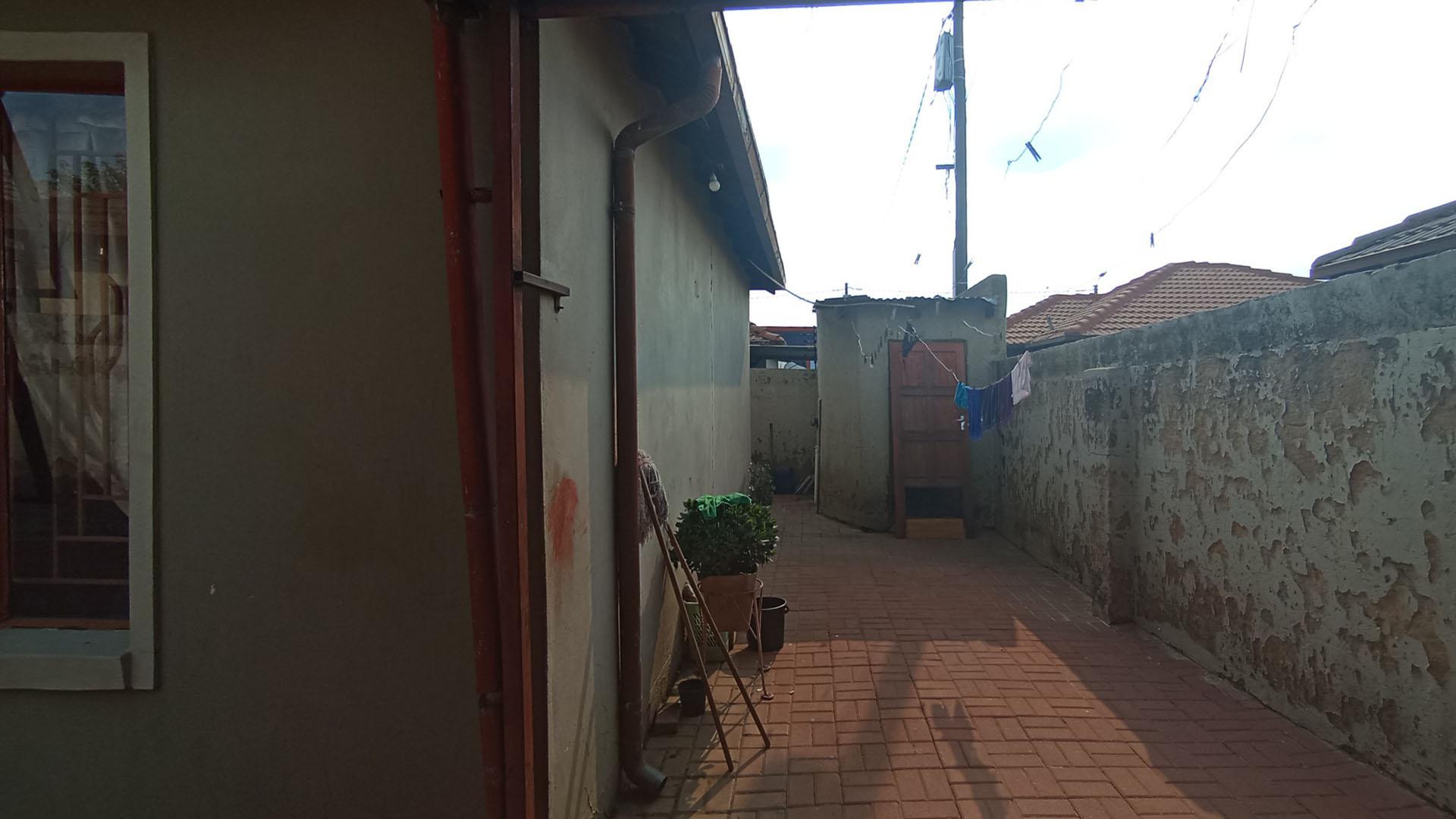 Backyard of property in Clayville