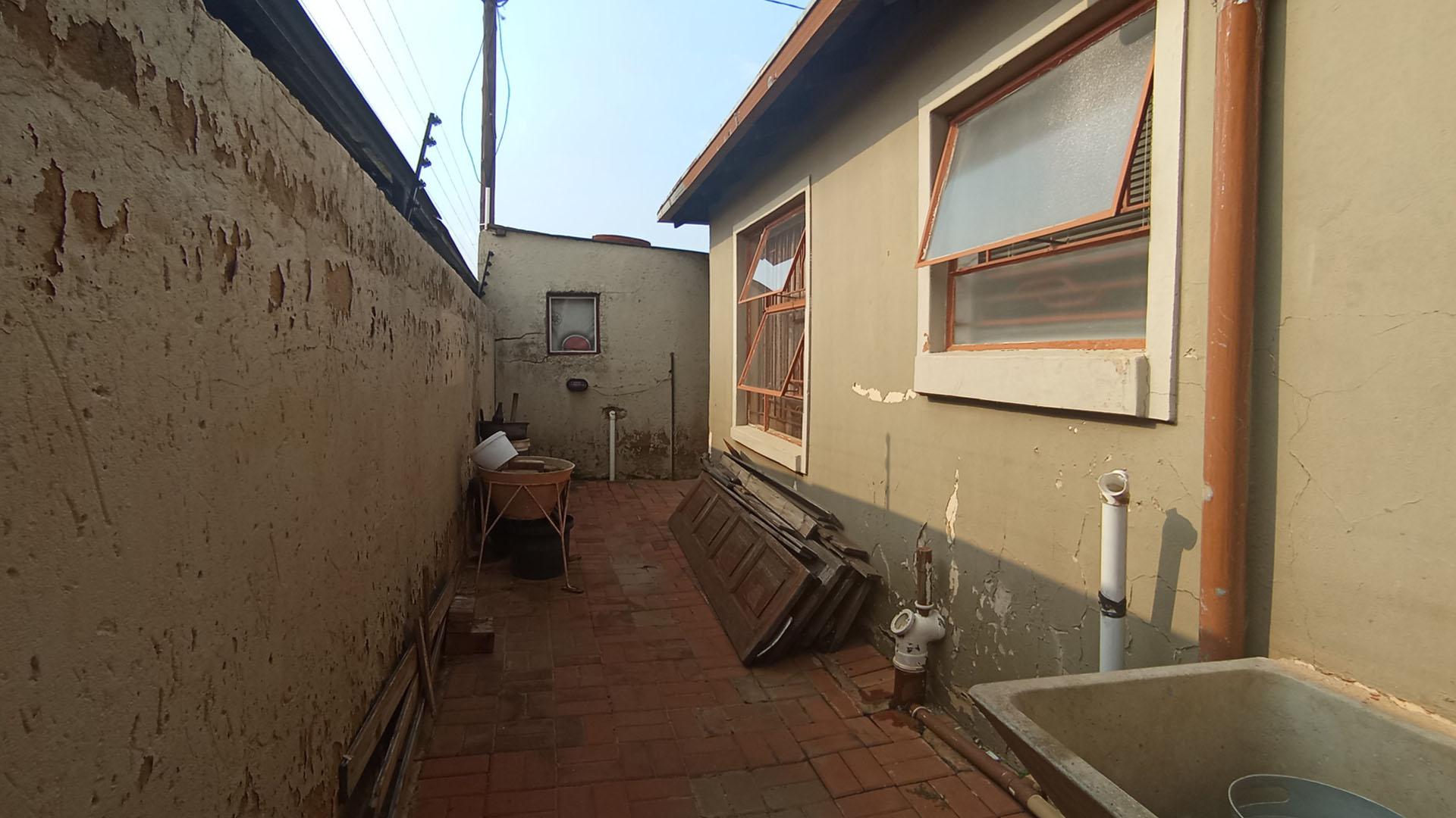 Backyard of property in Clayville